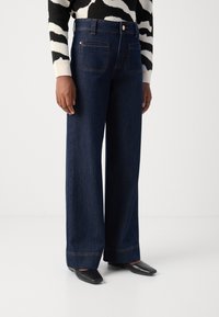 Mos Mosh GLAM - Pernera ancha - dark blue