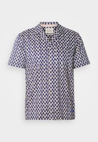 PRINTED SHORT SLEEVE SHIRT - Camisa - navy blue