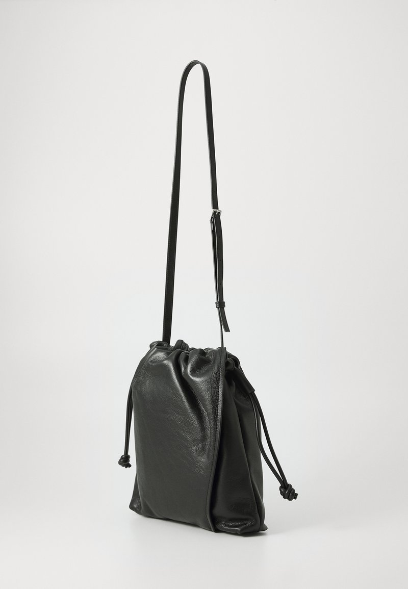 Marni DRAWSTRING MEDIUM UNISEX - Sac bandoulière - black