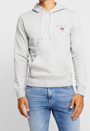 Jersey con capucha - mottled light grey