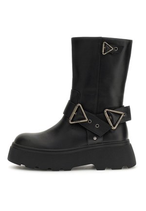 NURIA - Cowboy-/Bikerstiefelette - schwarz