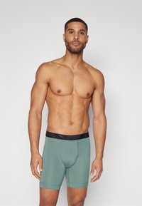 Puma MEN SPORT LONG 2 PACK - Boxer alsónadrág - green/black