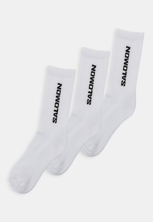 Salomon EVERYDAY CREW UNISEX 3 PACK - Calcetines - white