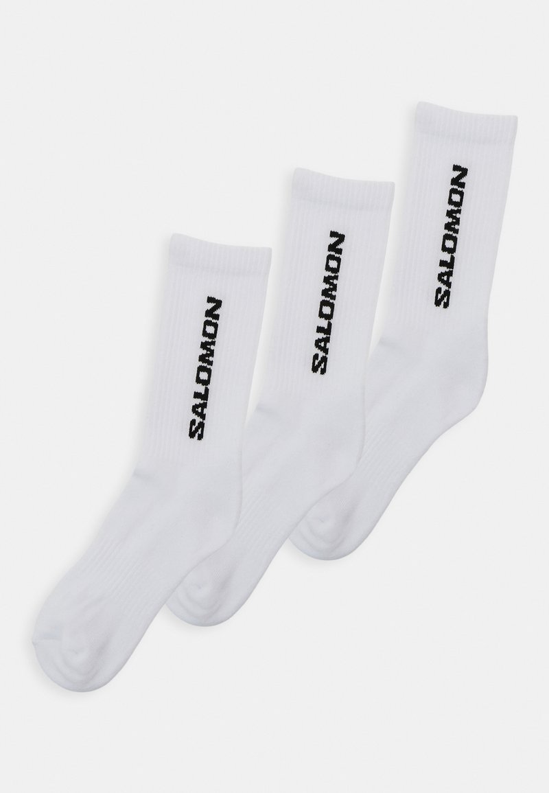 Salomon EVERYDAY CREW UNISEX 3 PACK - Calcetines - white