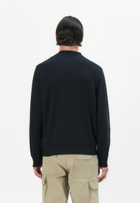 Jack & Jones PREMIUM JPRBLACHAD BRANDING CREW NECK - Camisola - black beauty