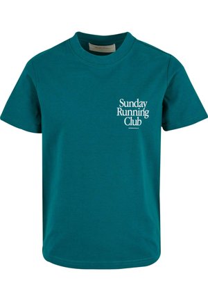 SUNDAY RUNNING - Print T-shirt - green