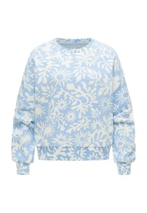 Ragwear SWEATER WUSS PRINT - Sweatshirt - arctic blue