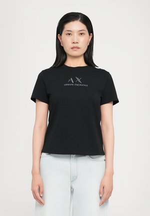 T-shirt print - black