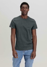 hessnatur REGULAR  - T-shirt basic - anthrazit