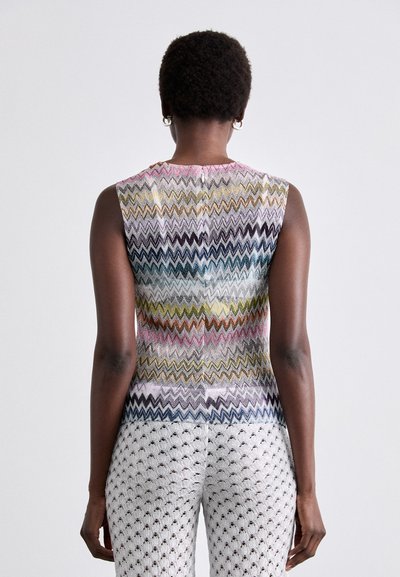 Missoni Top - multicolor/silver