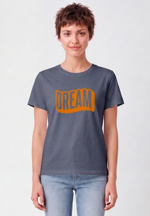 watapparel, DREAM - T-shirt imprimé - blue grey