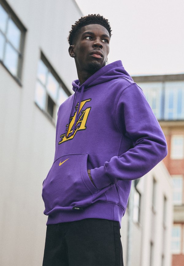 NBA CITY EDITION LOS ANGELES LAKERS HOODY - Club wear