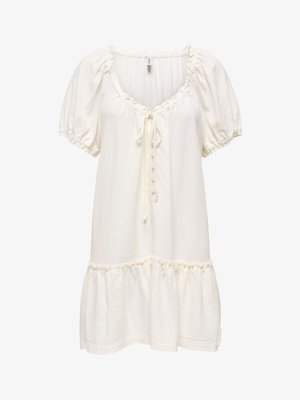ONLY, ONLGOA Linen Short - Hverdagskjole - cloud dancer
