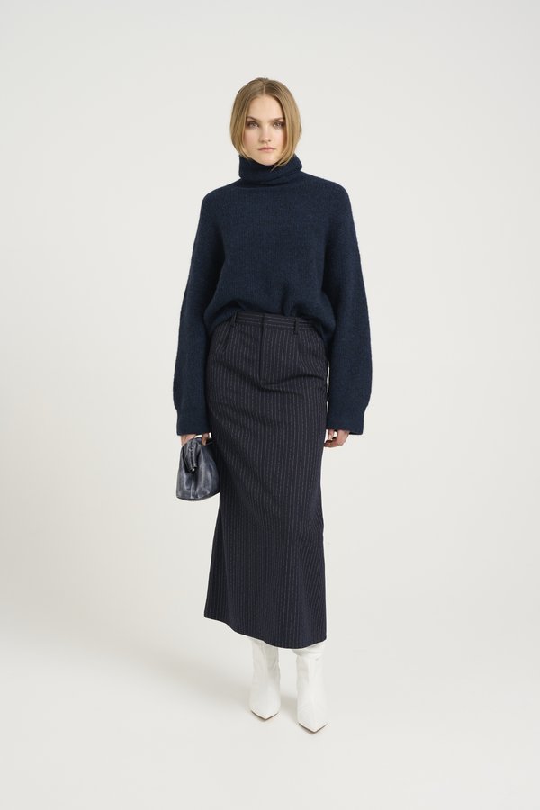 ALPHA ROLLNECK - Jumper - indigo2