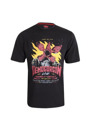 STRANGER THINGS VINTAGE DEMOGORGAN - T-shirts print - acid washed black