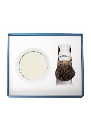 PLISSON RASIERSET ESSENTIEL 3-PIECE SET PURE BADGER RUSSIAN GREY - Rasur
