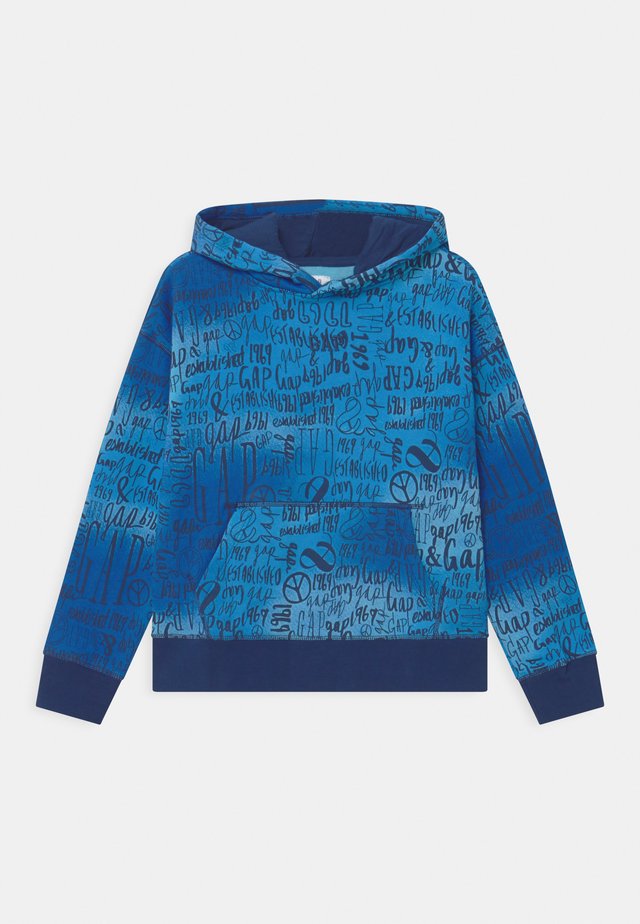 BOY PRINT HOOD - Sweatshirt - blue