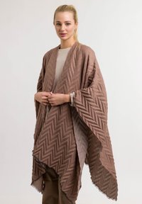 FRAAS - PLISSEE PONCHO - Kapper - praline Miniaturebillede 1