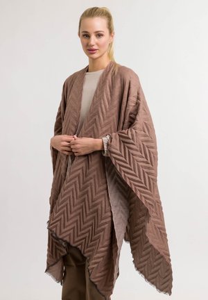 FRAAS PLISSEE PONCHO - Kapper - praline