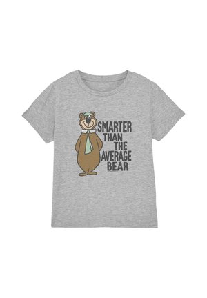 Cotton Soul, YOGI BEAR THE JELLYSTONE PARK UNISEX - T-Shirt print - mottled light grey