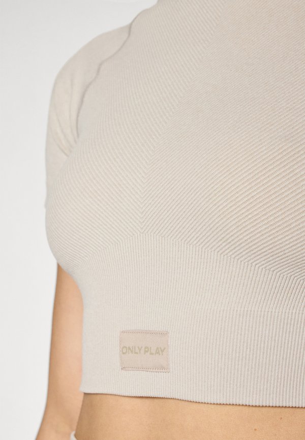 ONPVAX LIFE ON CROP SEAM TOP - Sports T-shirt - nacreous cloud2