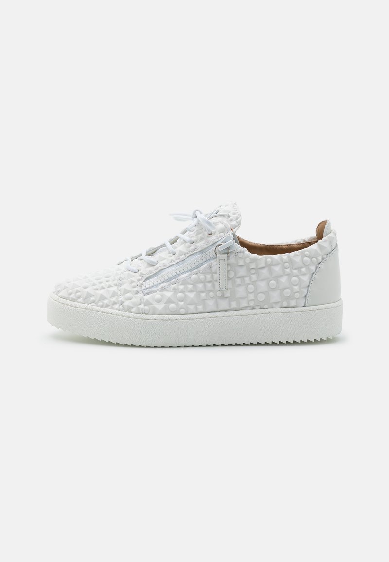 Giuseppe Zanotti - DOUBLE ZIP - Matalavartiset tennarit - bianco, Suurenna