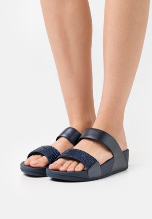 LULU SLIDES - Mules - midnight navy