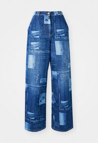 PAXLATIMES NEWS BAGGY  - Široke hlačnice - medium blue