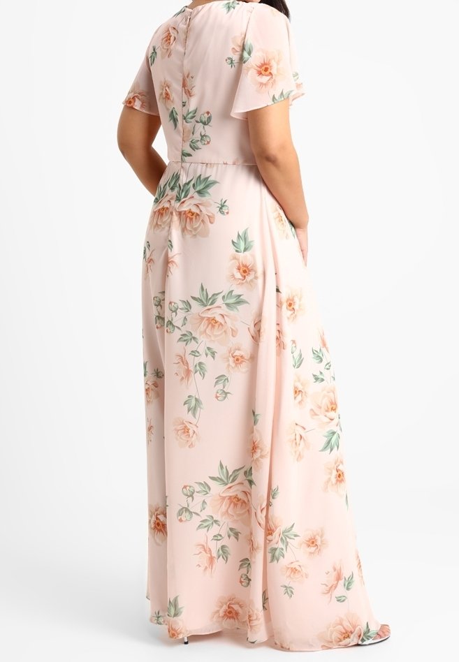 chi chi london maxi dress Chi Chi London Ruffle Hem Maxi Dress, Multi
