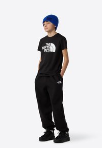 The North Face TEEN EASY TEE UNISEX - Nyomott mintás póló - black