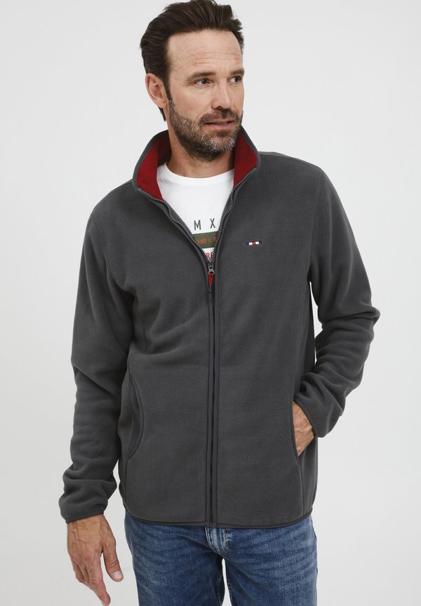 FQBROR - Fleece jacket - asphalt