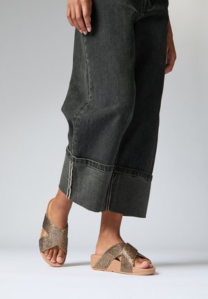 FitFlop LULU CROSS - BALL - Sandalias planas - goud