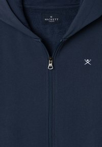 Hackett London Mikina so zipsom - dark denim blue