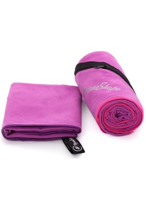 Strandtuch - pink   pinker rand