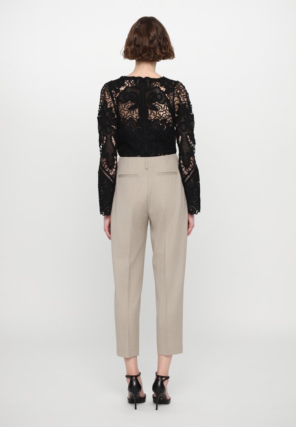 KARLIE TROUSERS - Trousers - sage melan2