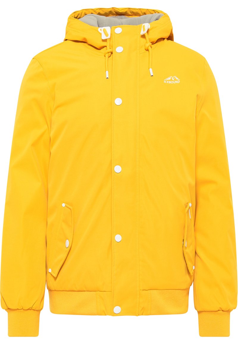ICEBOUND Winterjas mosterdgeel