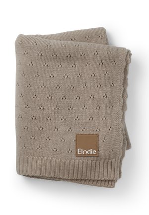 Pointelle - Baby blanket - tender taupe