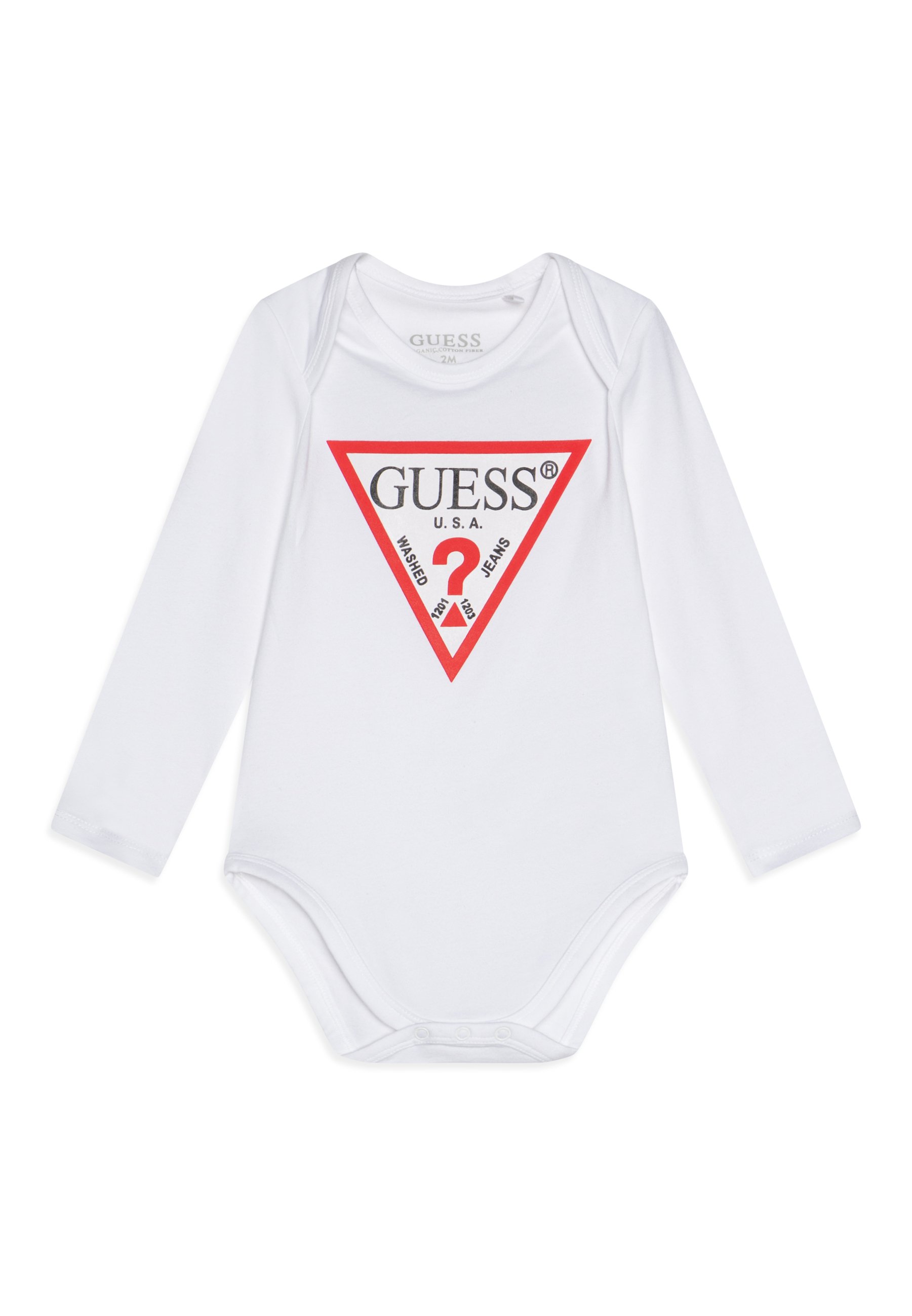 Guess BABY UNISEX Camiseta de manga larga pure white/blanco