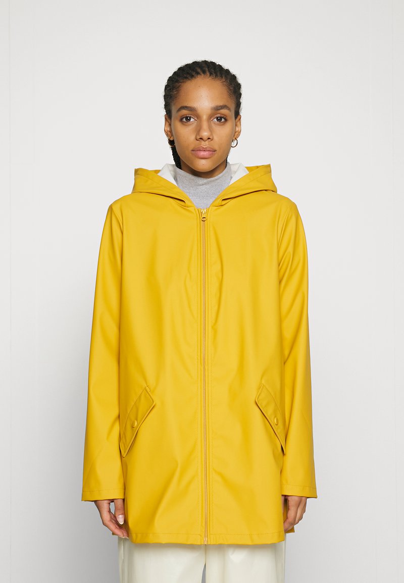 JDY JDYELISA RAINCOAT Waterproof jacket golden yellow/goldcoloured