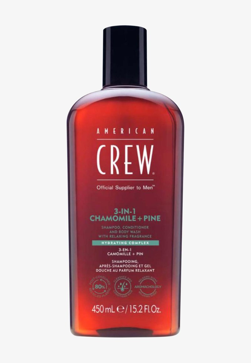 American Crew - 3-IN-1 CHAMOMILE & PINE, SHAMPOO, CONDITIONER & BODY WASH - Gel douche, Agrandir