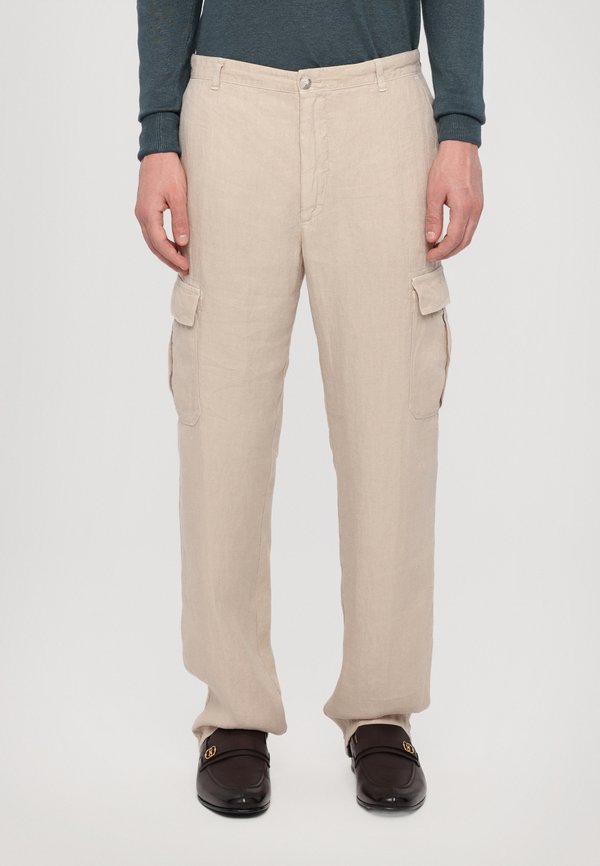 MEN PANT - Cargo trousers - sand