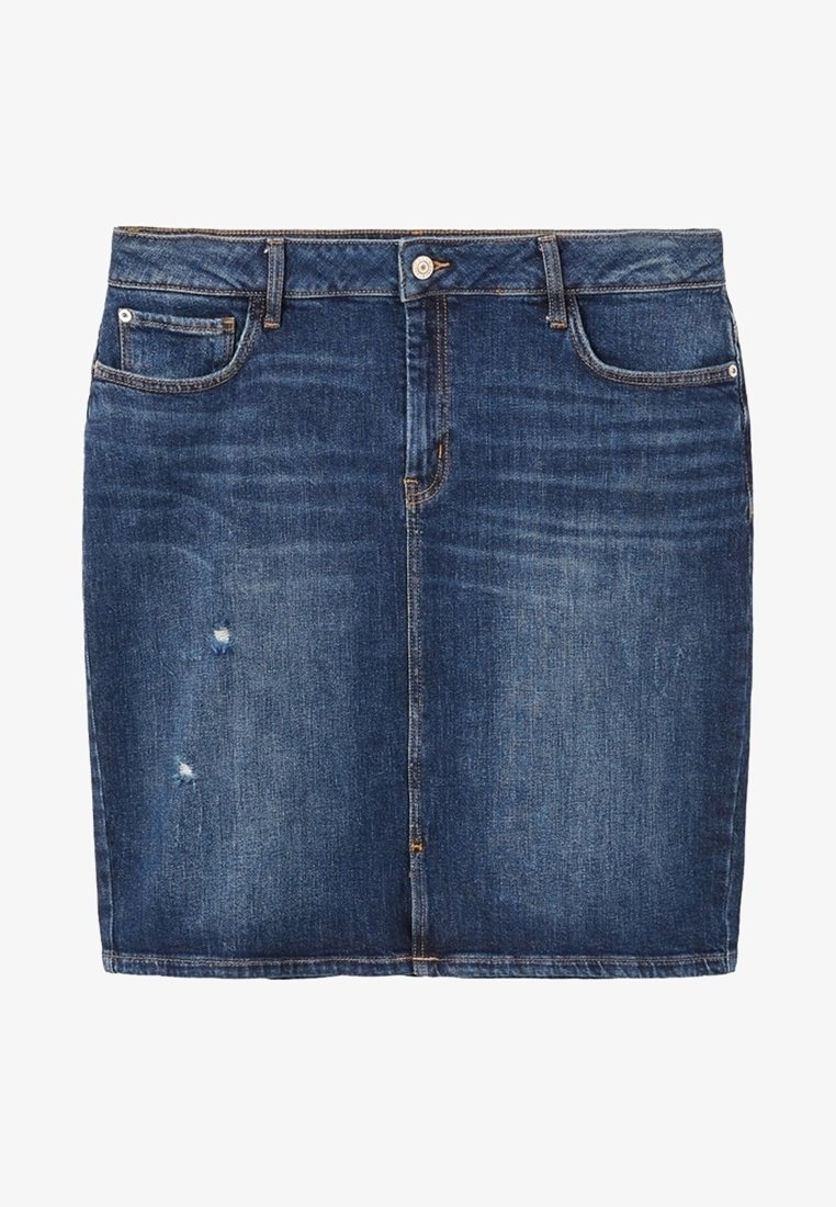 Violeta by Mango Denim skirt dark blue (Pre-owned)