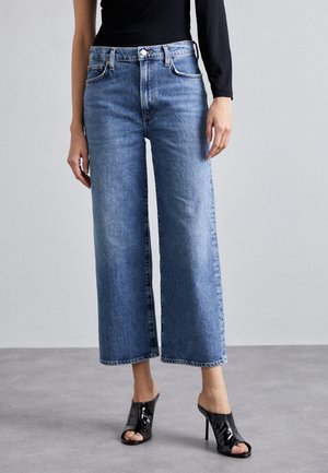 HARPER CROP - Straight leg jeans - dark blue