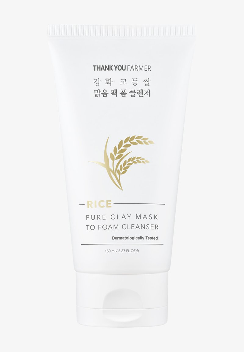 Thank You Farmer RICE PURE CLAY MASK TO FOAM CLEANSER - Mousse nettoyante