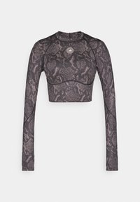 Topper langermet - charcoal/black