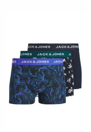 JACTODD FLOWER 3 PACK  - Boxers - dazzling blue pack atlantic deep  navy blazer