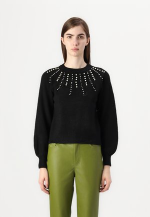 VILA VILINNEA O NECK  - Trui - black