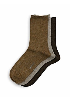 Esprit WOOL 3-PACK - Socken - brown