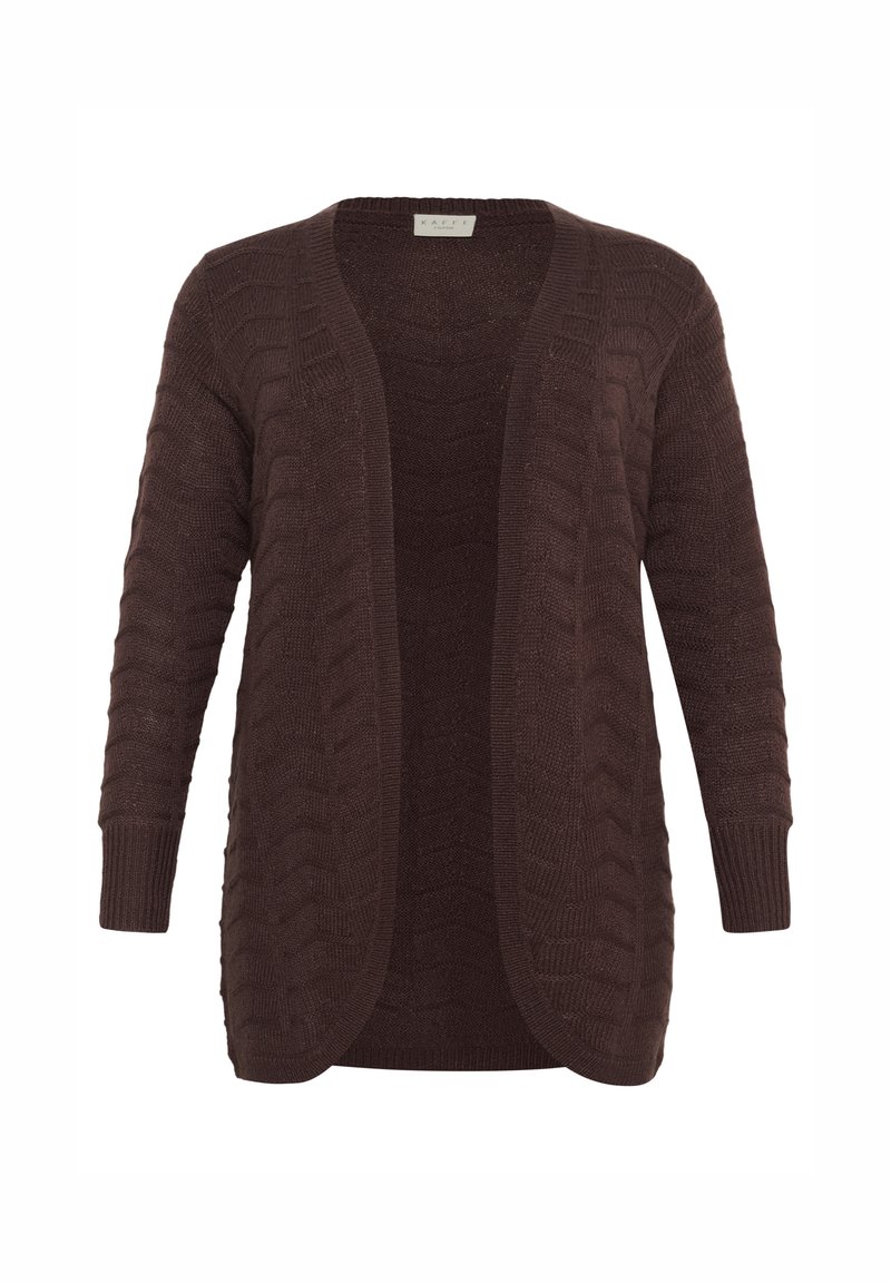 Kaffe Curve Vest bordeauxrood