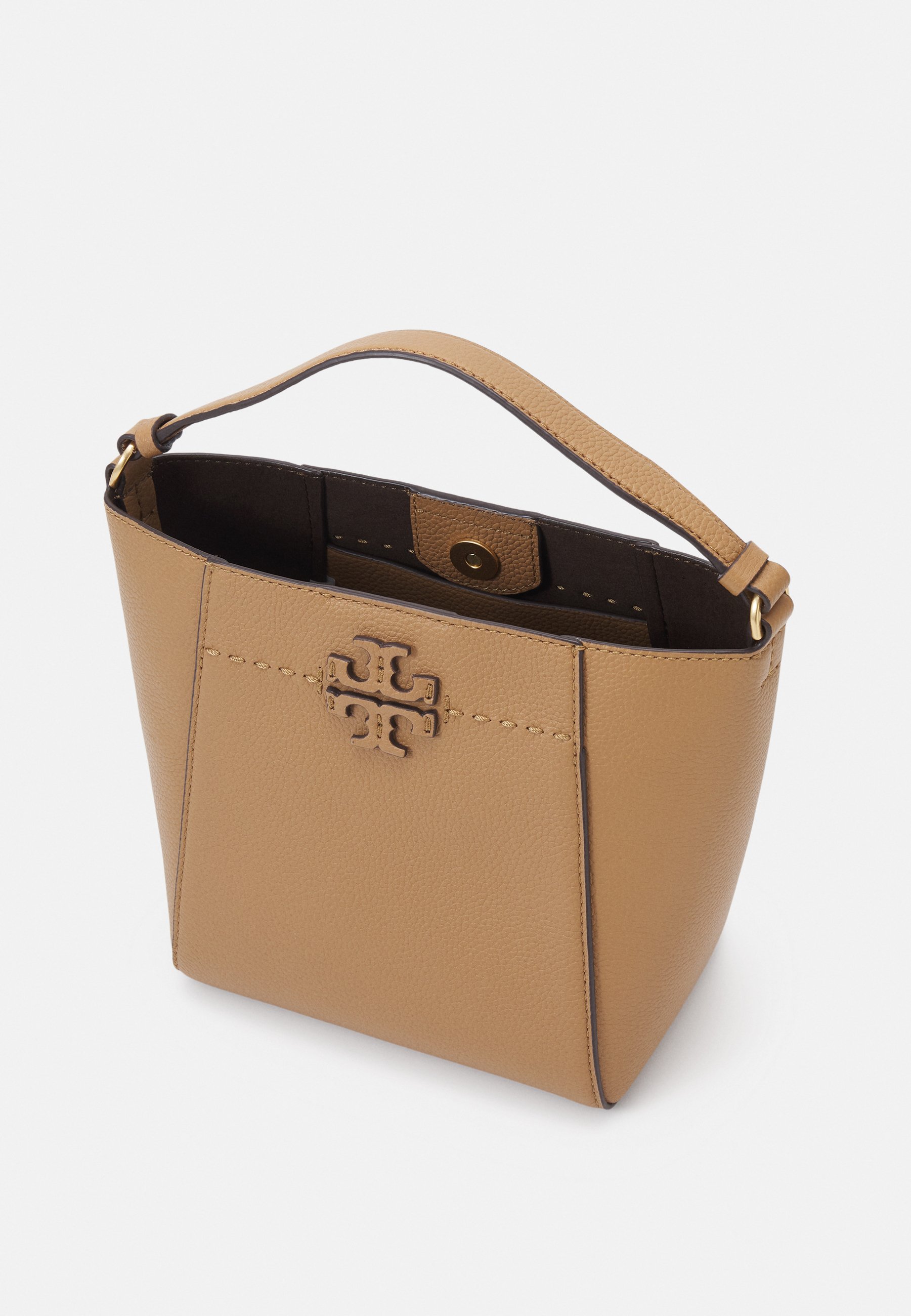 ☆☆Tory Burch☆☆ 24SS McGraw Small Bucket Bag Tiramisu 749 Tory Burch Women's Mcgraw Small Bucket Bag - Tiramisu